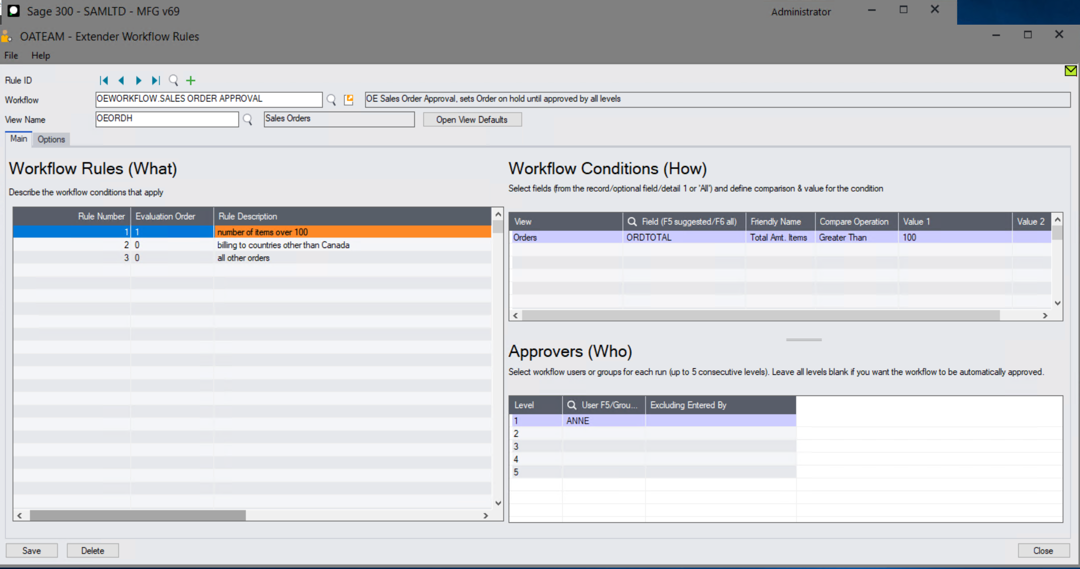 sales order workflow rules part 1